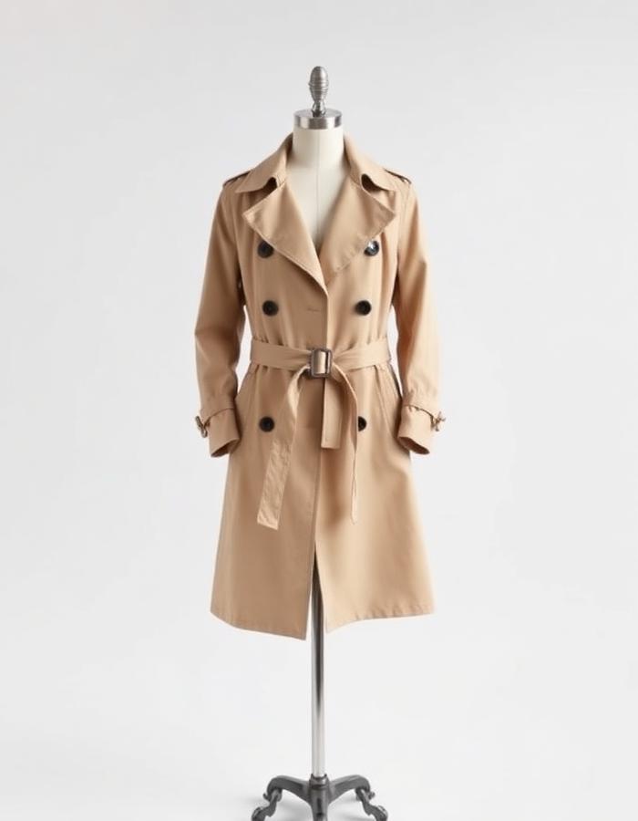 Trench Coat Bege Clássico