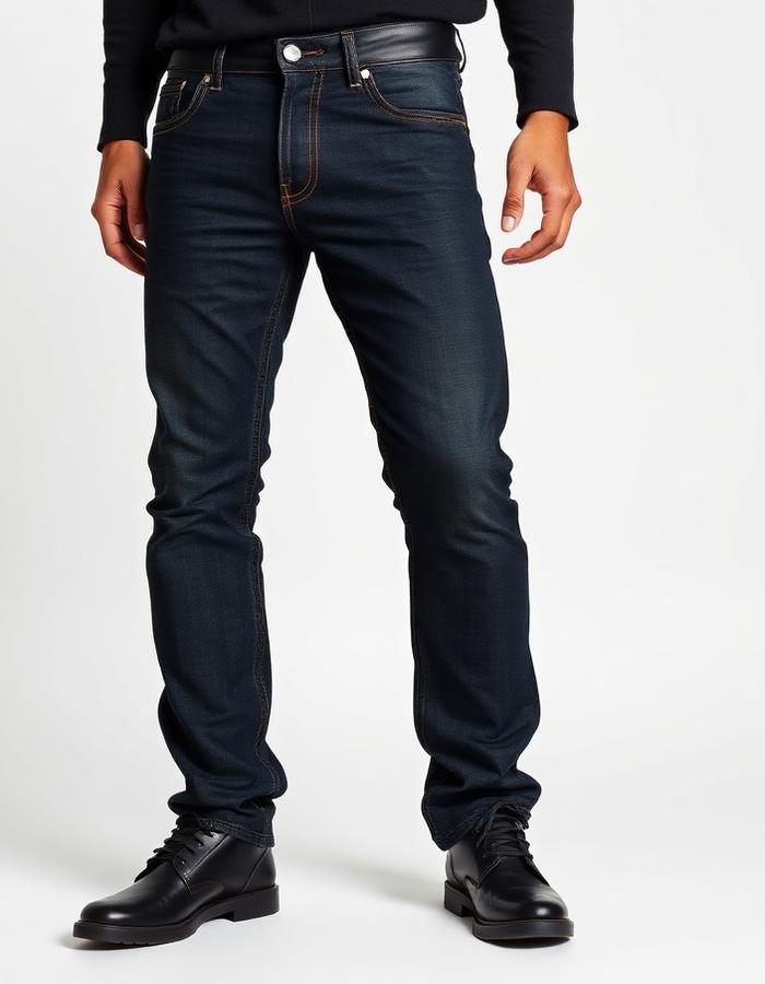 Calça Jeans Slim Dark